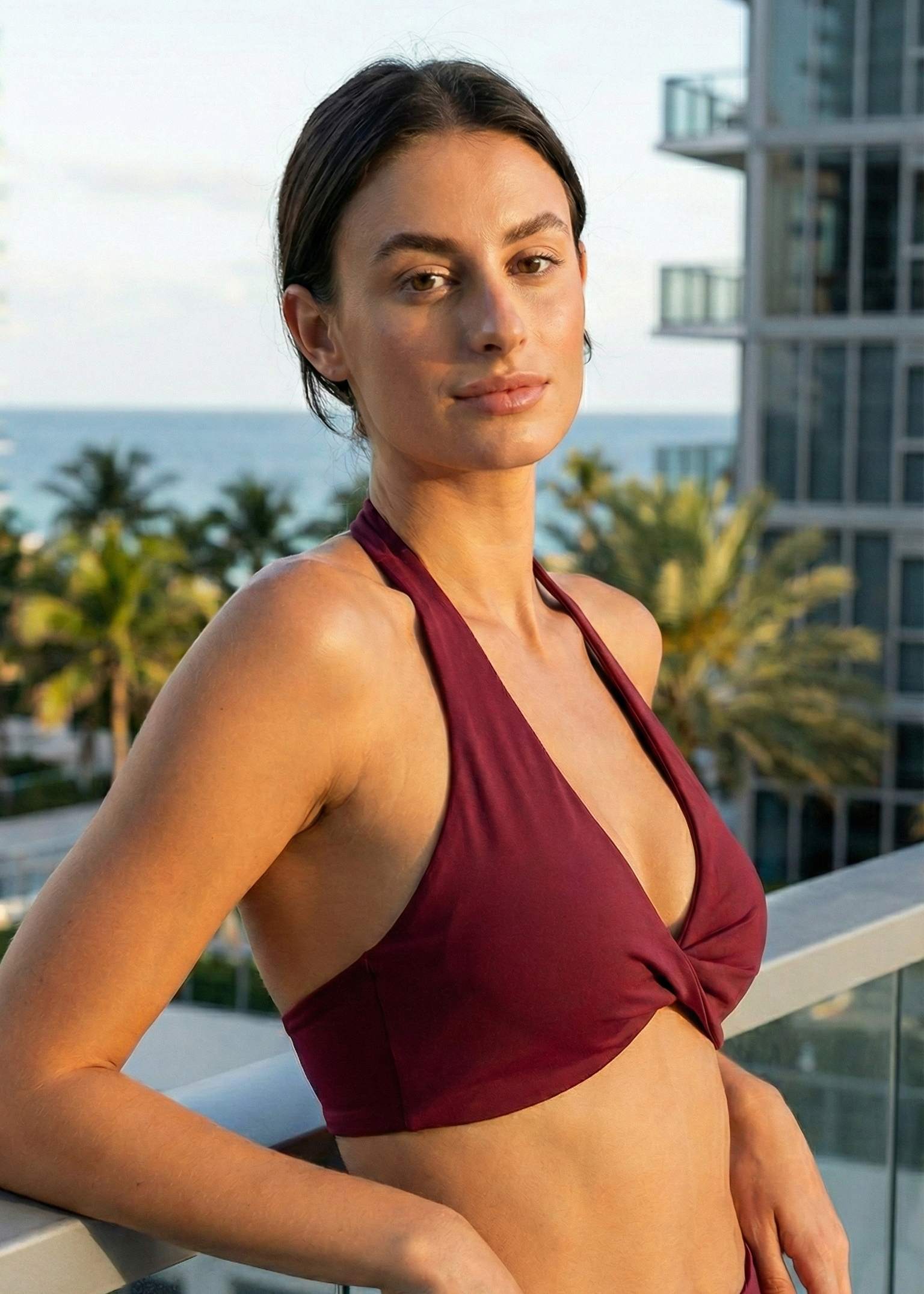 Embrace Twist Halter Bra